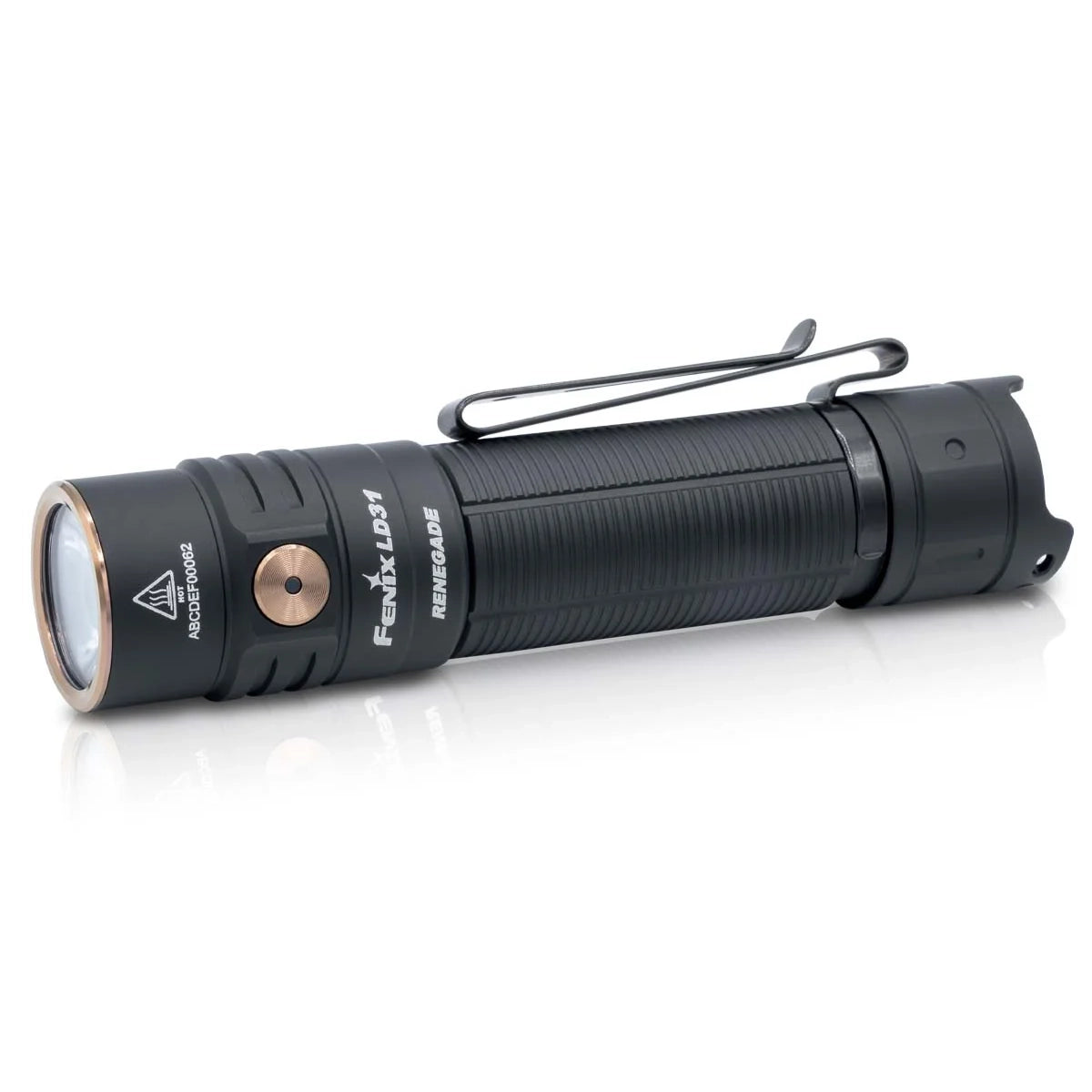 Fenix LD31 Black Tactical EDC Flashlight High Output Compact LED Torch