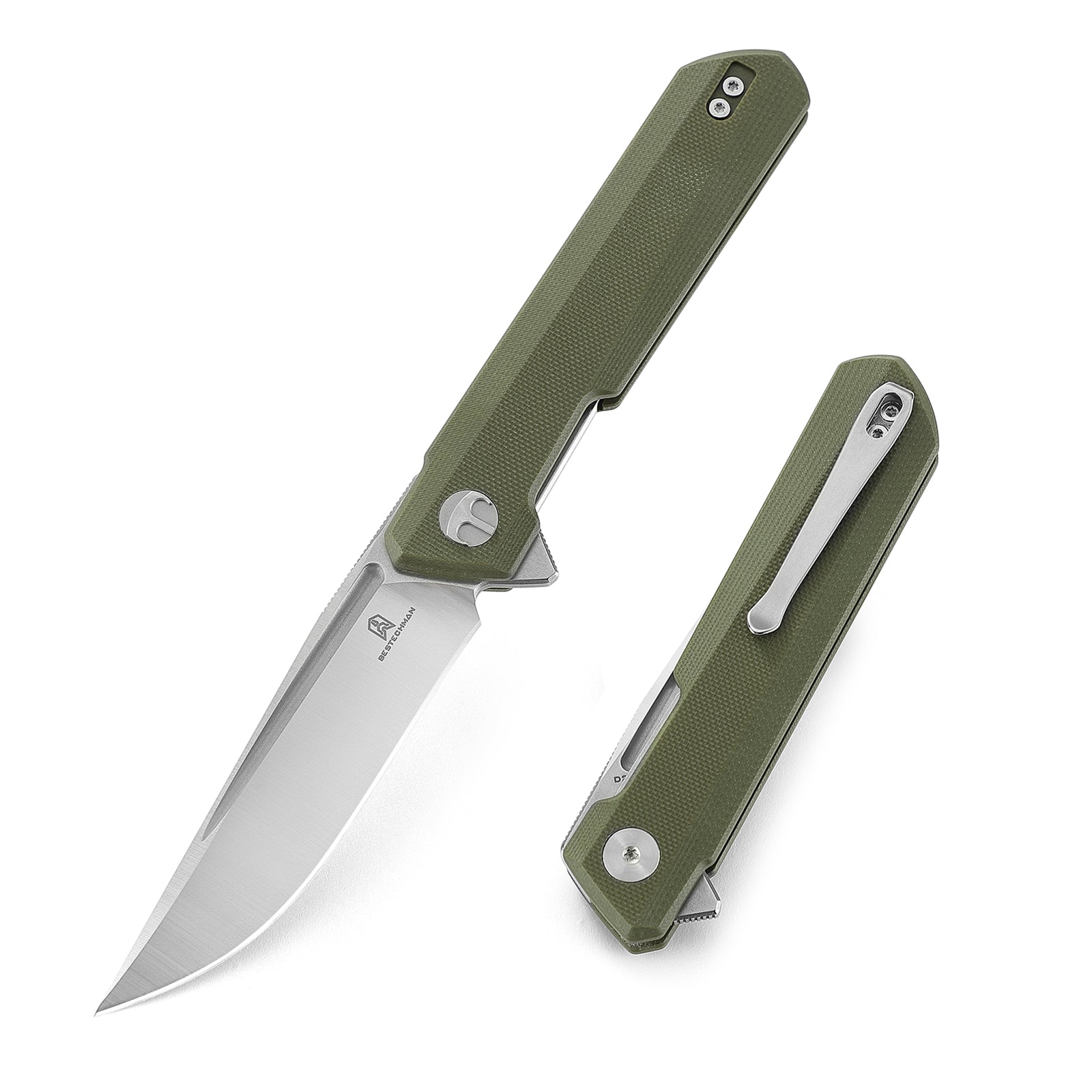Bestechman Dundee BMK01B D2 Steel Blade G10 Handle Liner Lock Folding Knife
