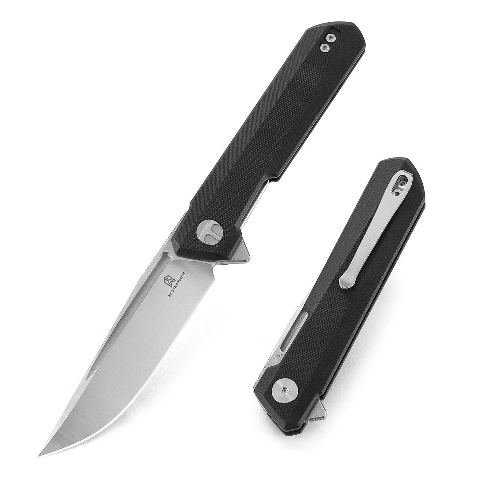 Bestechman Dundee BMK01A D2 Steel Blade G10 Handle Liner Lock Folding Knife