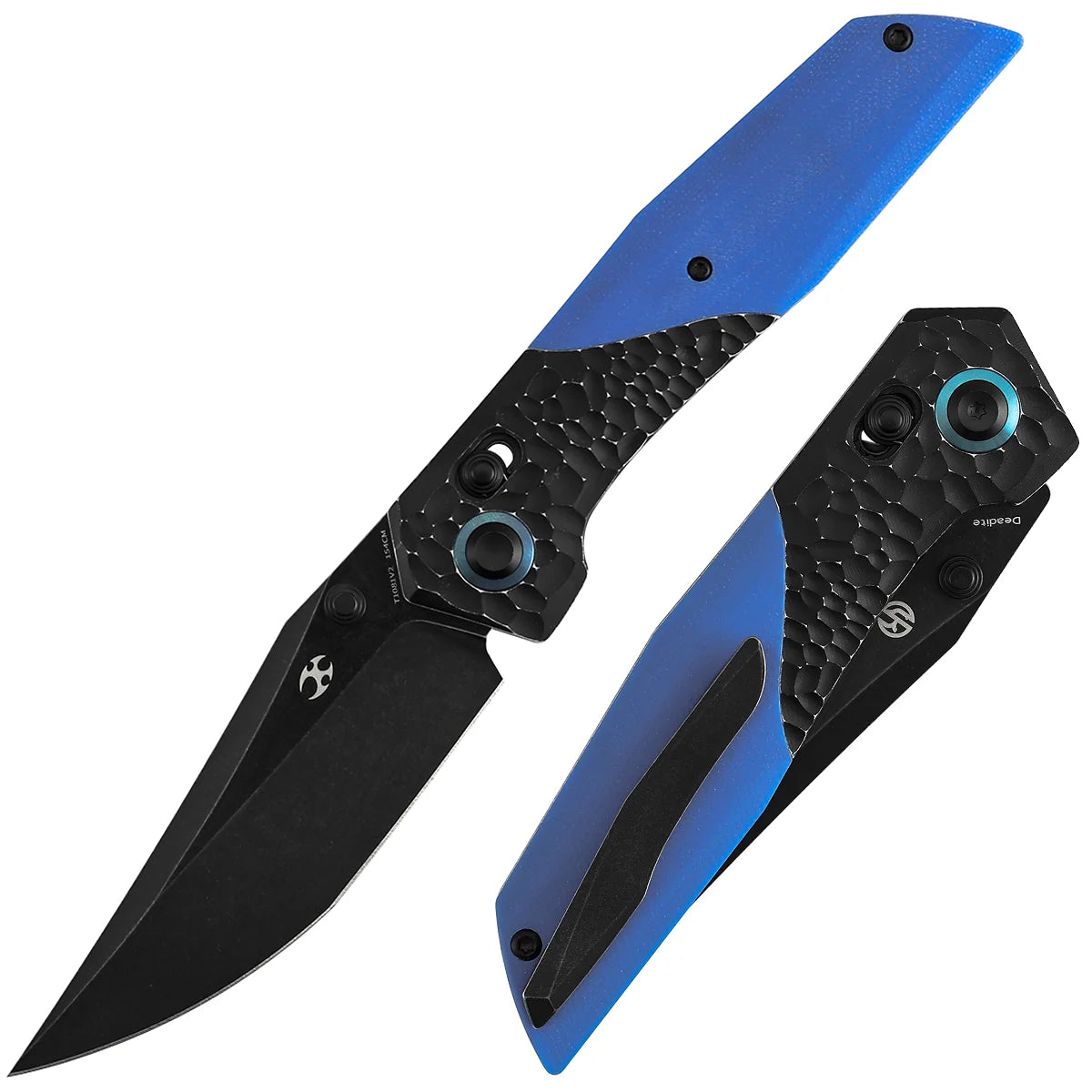Kansept Deadite T1081V2 154CM Blade Aluminum with G10 Handle Crossbar Lock Folding Knife