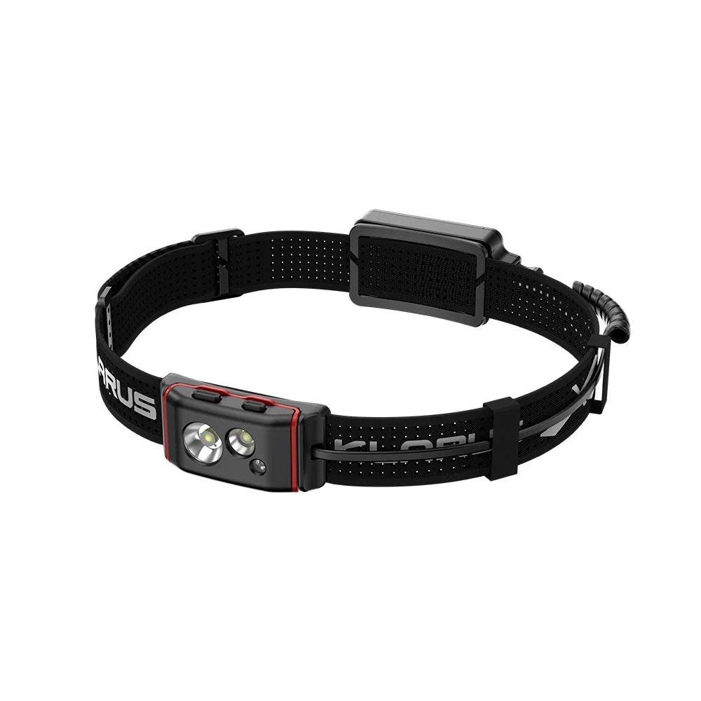 Klarus HM5-V1 800 Lumens Lightweight Triple-light High Output 1200mAh Headlamp For Night Running