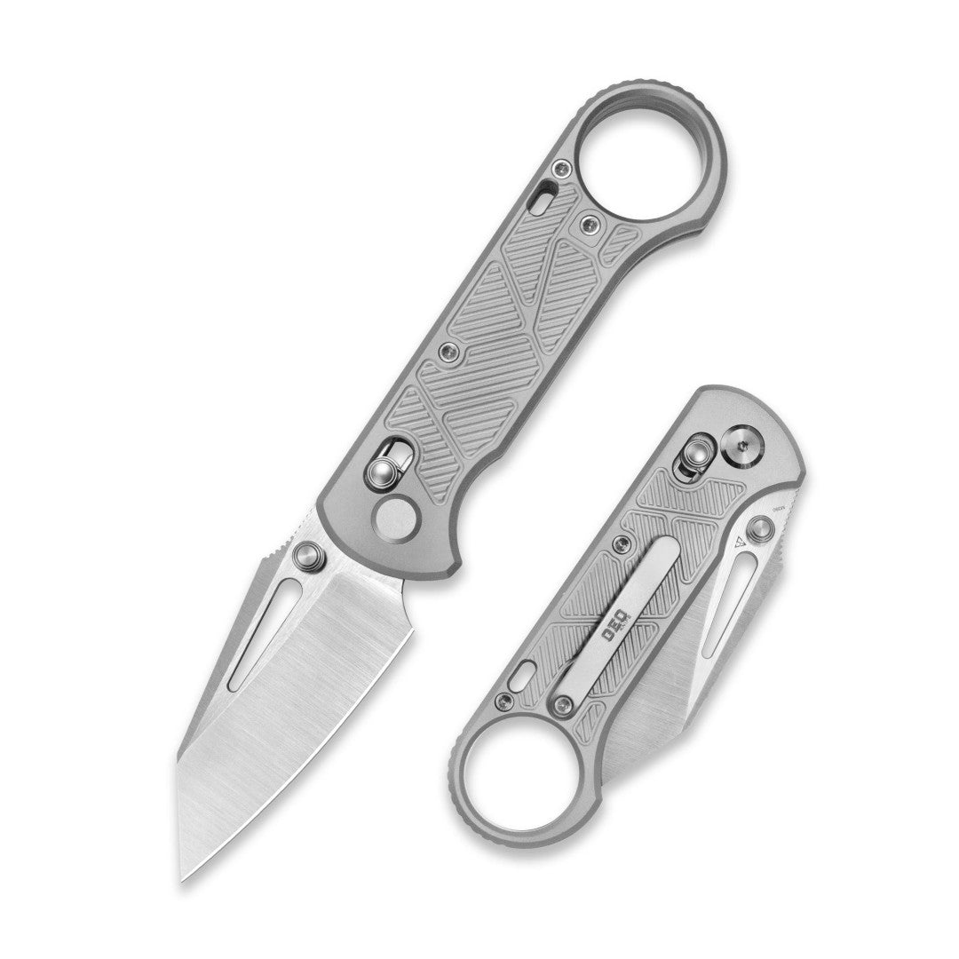 GEO Knife Aska GEO2511A M390 Blade Titanium Handle Crossbar Lock Folding Knife