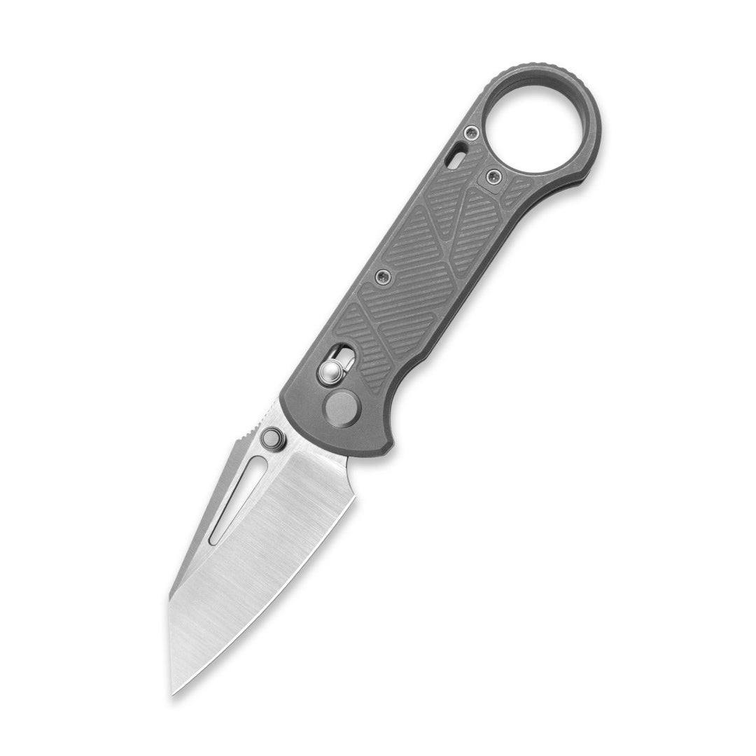 GEO Knife Aska GEO2511B M390 Blade Titanium Handle Crossbar Lock Folding Knife