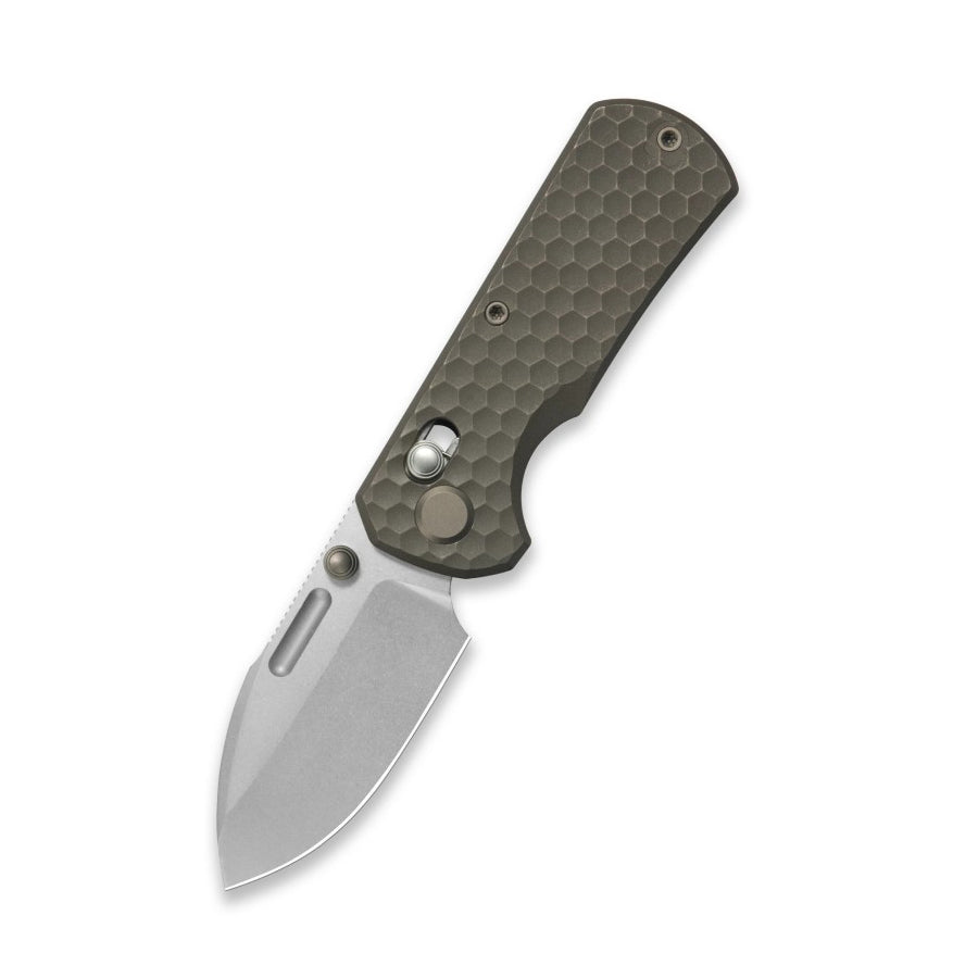 GEO Knife Belluf GEO2508I M390 Blade Titanium Handle Crossbar Lock Folding Knife