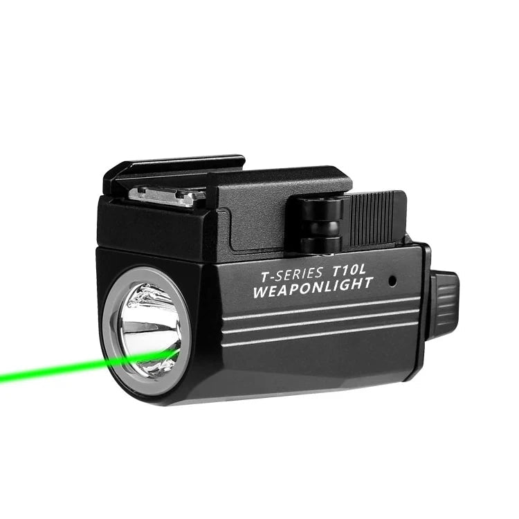 Jetbeam T10L Green Laser Tactical Flashlight 500 Lumens Long Range Torch Pistol Light