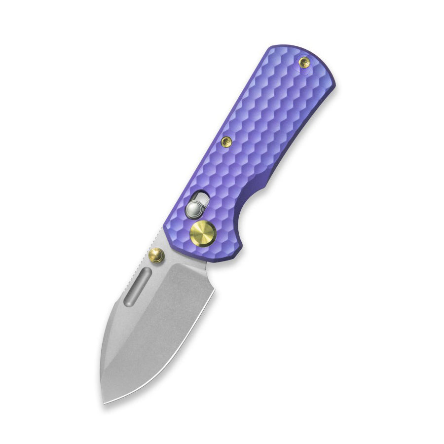 GEO Knife Belluf GEO2508J M390 Blade Titanium Handle Crossbar Lock Folding Knife
