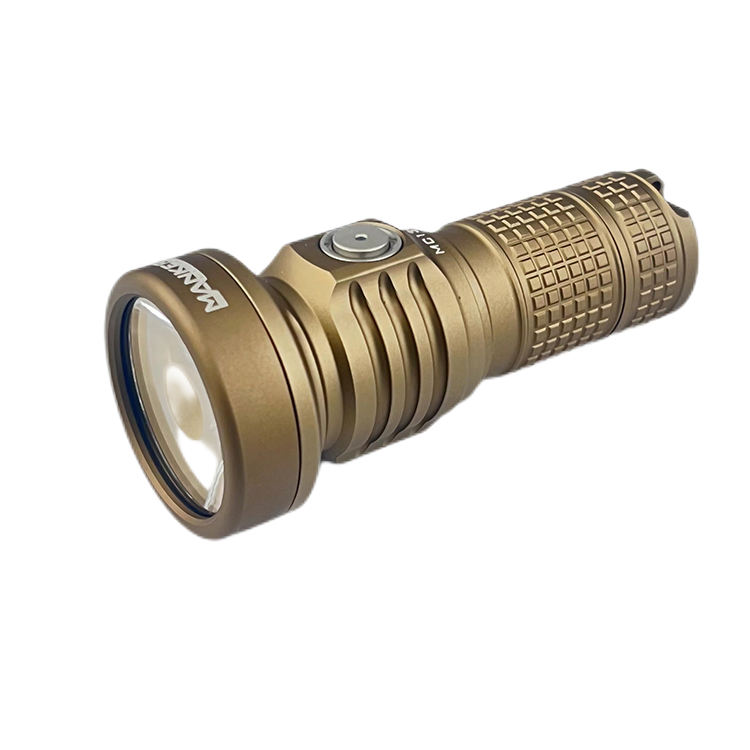 Mankerlight MC13 II SFT40 Edc Flashlight Dual Use 18650 and 18350 Battery PVD Sand