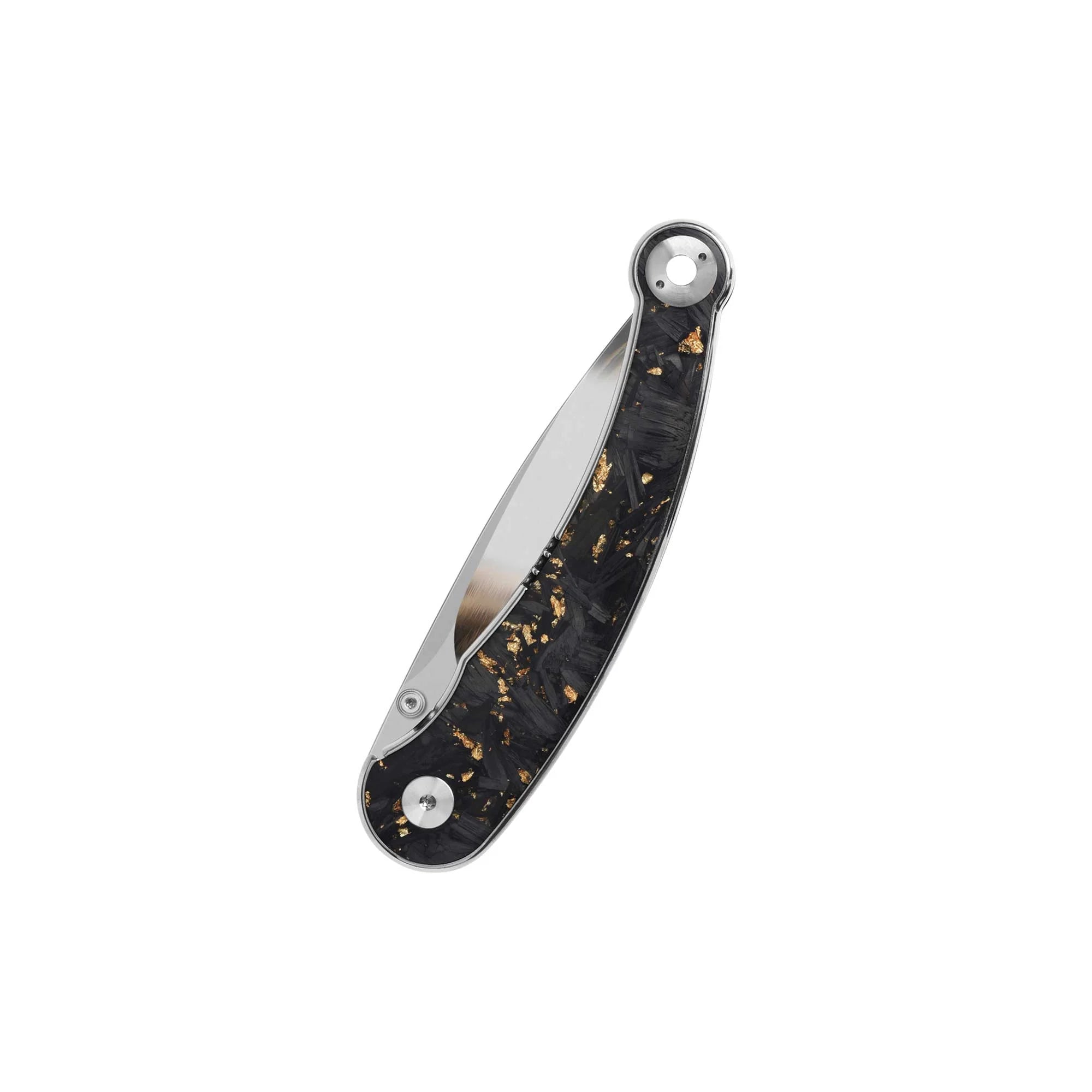 QSP Dolphin QS161-A 14C28N Blade Carbon Fiber Handle Liner Lock Folding Knife
