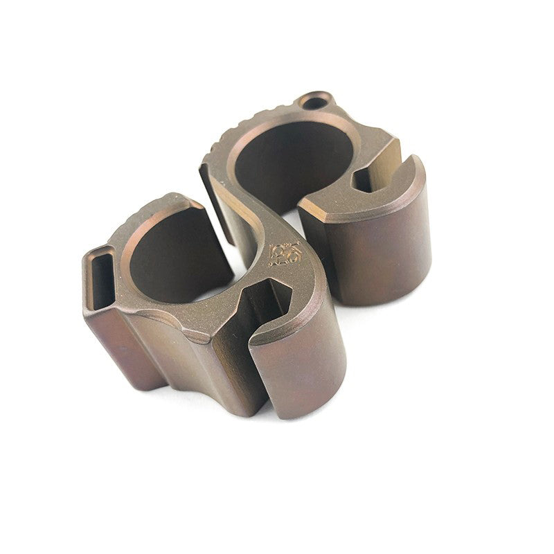 Koch Tools Solo 2.1 Bottle Opener Titanium Edc Gear Thickened version Anodized Bronze