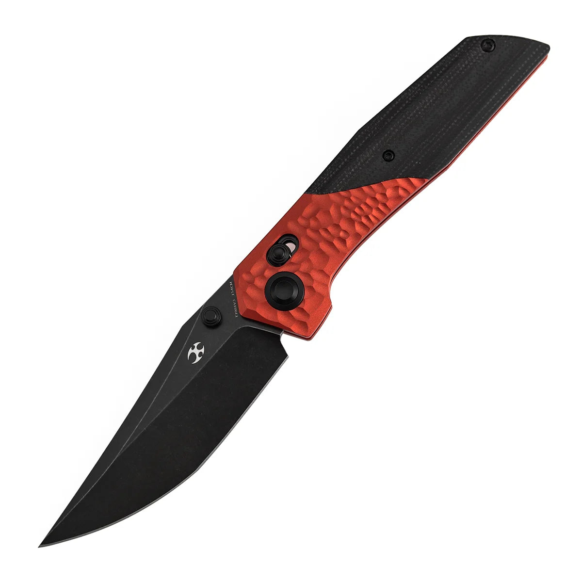 Kansept Deadite T1081V3 154CM Blade Aluminum with Micarta Handle Crossbar Lock Folding Knife