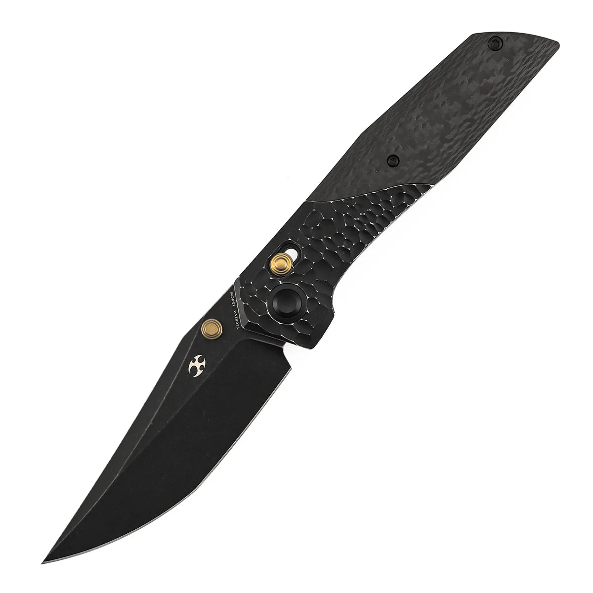 Kansept Deadite T1081V4 154CM Blade Aluminum with Carbon Fiber Handle Crossbar Lock Folding Knife