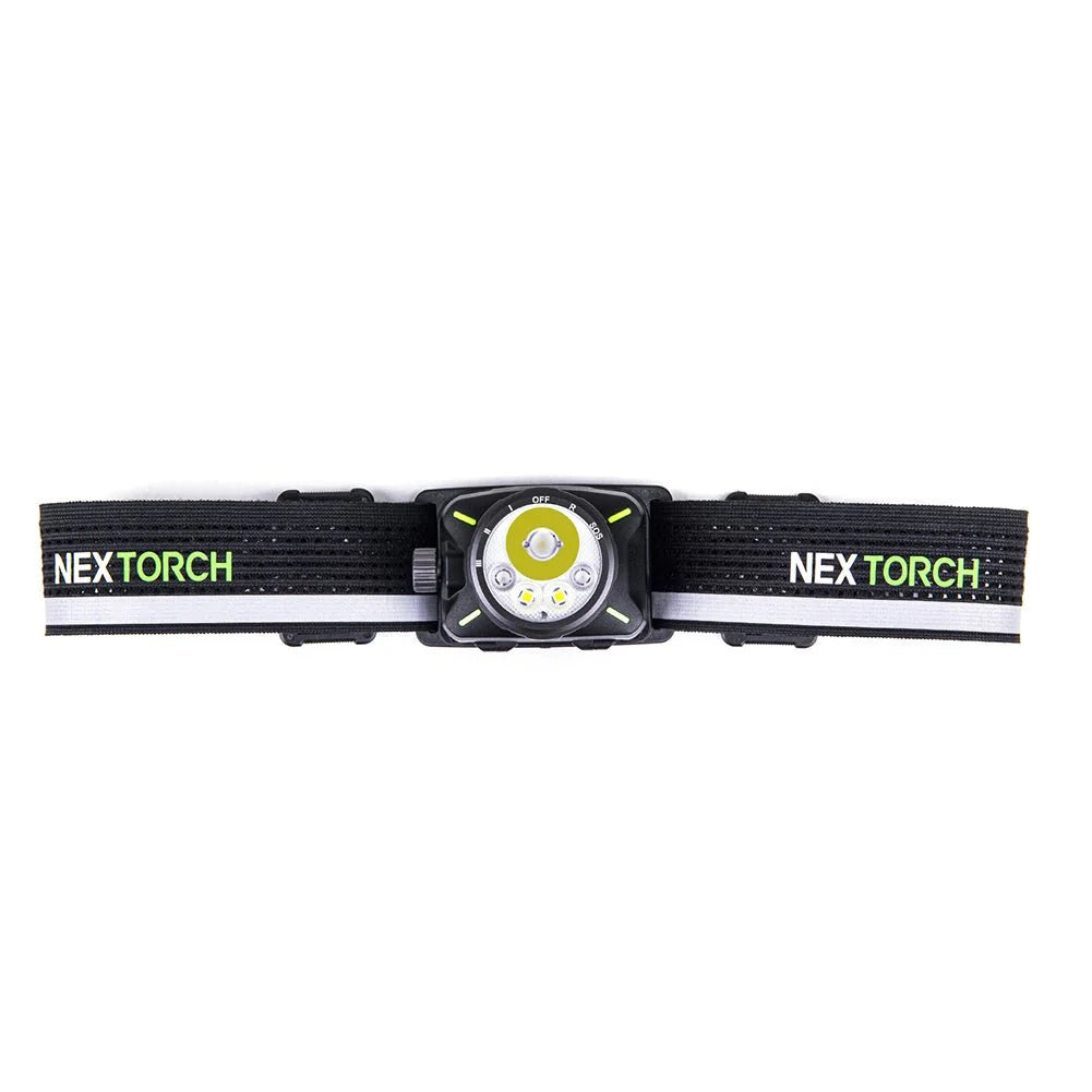 Nextorch eStar-Black 1300 Lumen Ultra-Bright Headlamp | Dual-Light