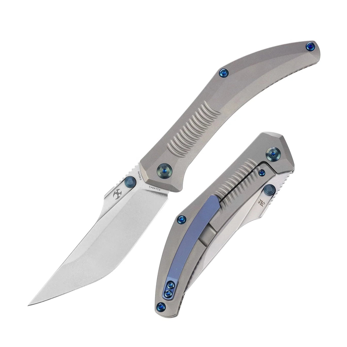 Kansept Navaja K1149A1 CPM-S35VN Blade Titanium Handle Frame Lock Folding Knife