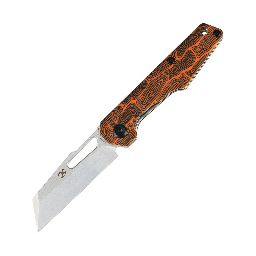 Kansept Lucero T2156A3 154CM Blade Orange G-mascus Handle Liner Lock Folding Knife