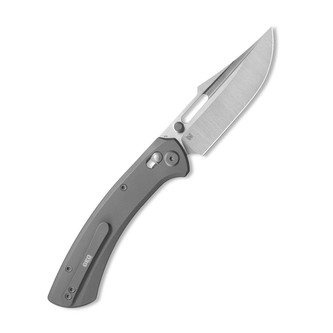 GEO Knife Strix GEO2510B M390 Blade Titanium Handle Crossbar Lock Folding Knife