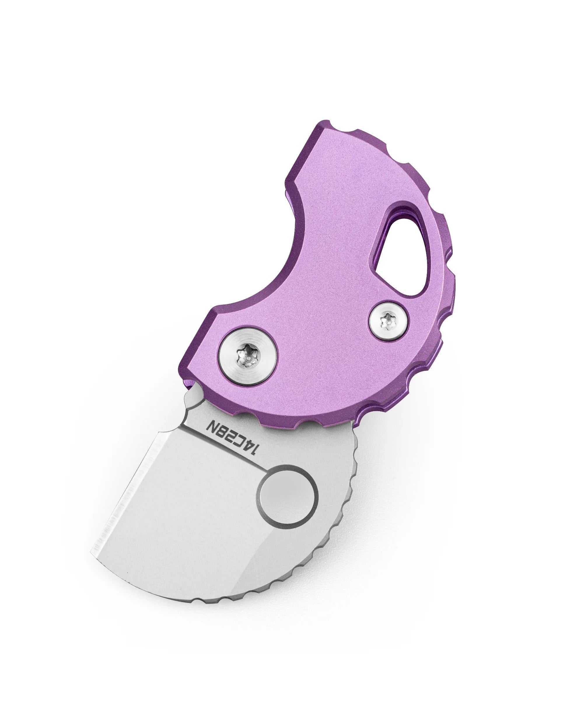 Bestechman Turtle BM20B 14C28N Blade Titanium Handle Button Lock Folding Knife