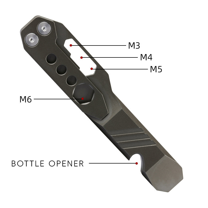 TiGear Prybar Titanium Pry Bar EDC Gear Tool