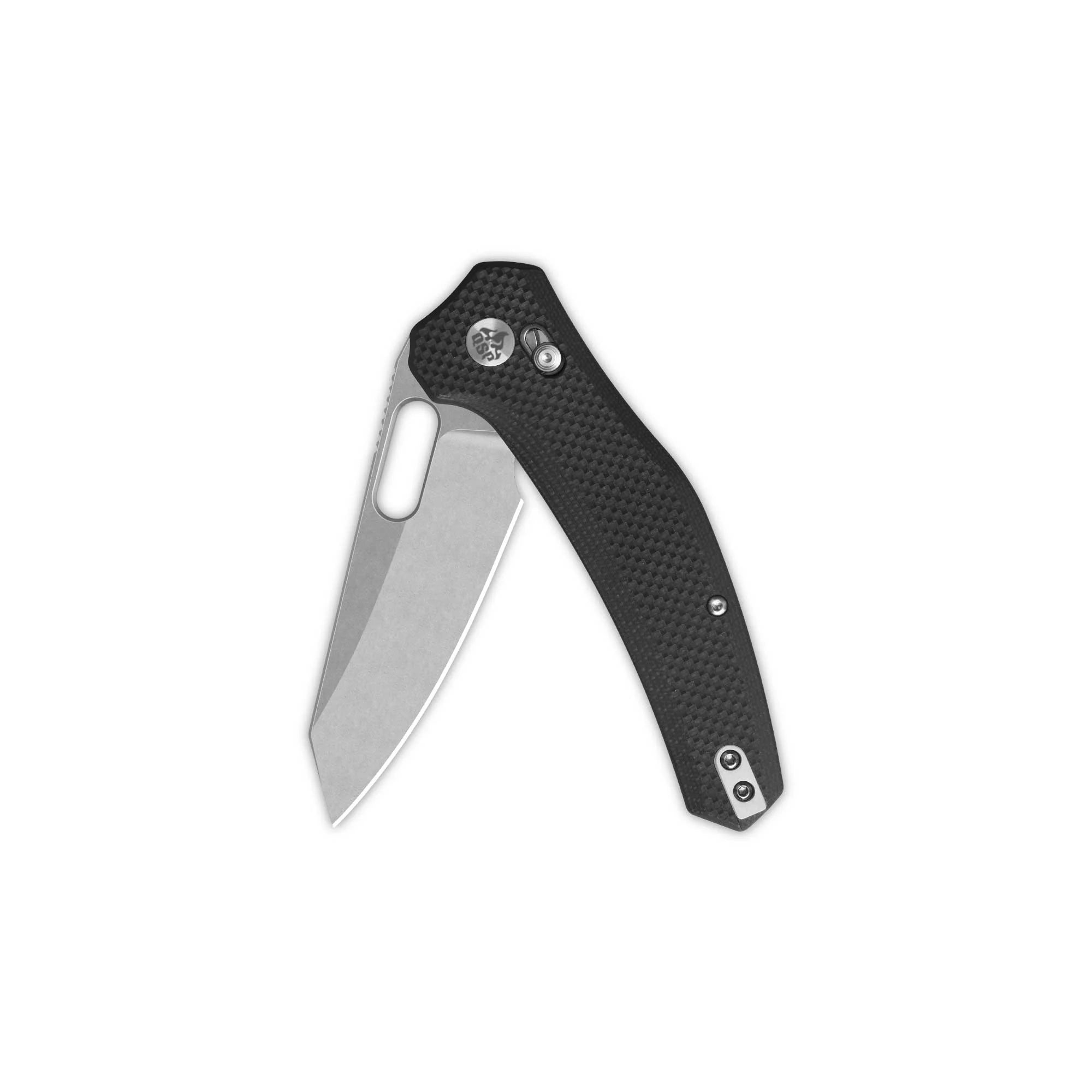 QSP Emu QS164-C2 14C28N Blade Black Coarse G10 Handle Glyde Lock Folding Knife