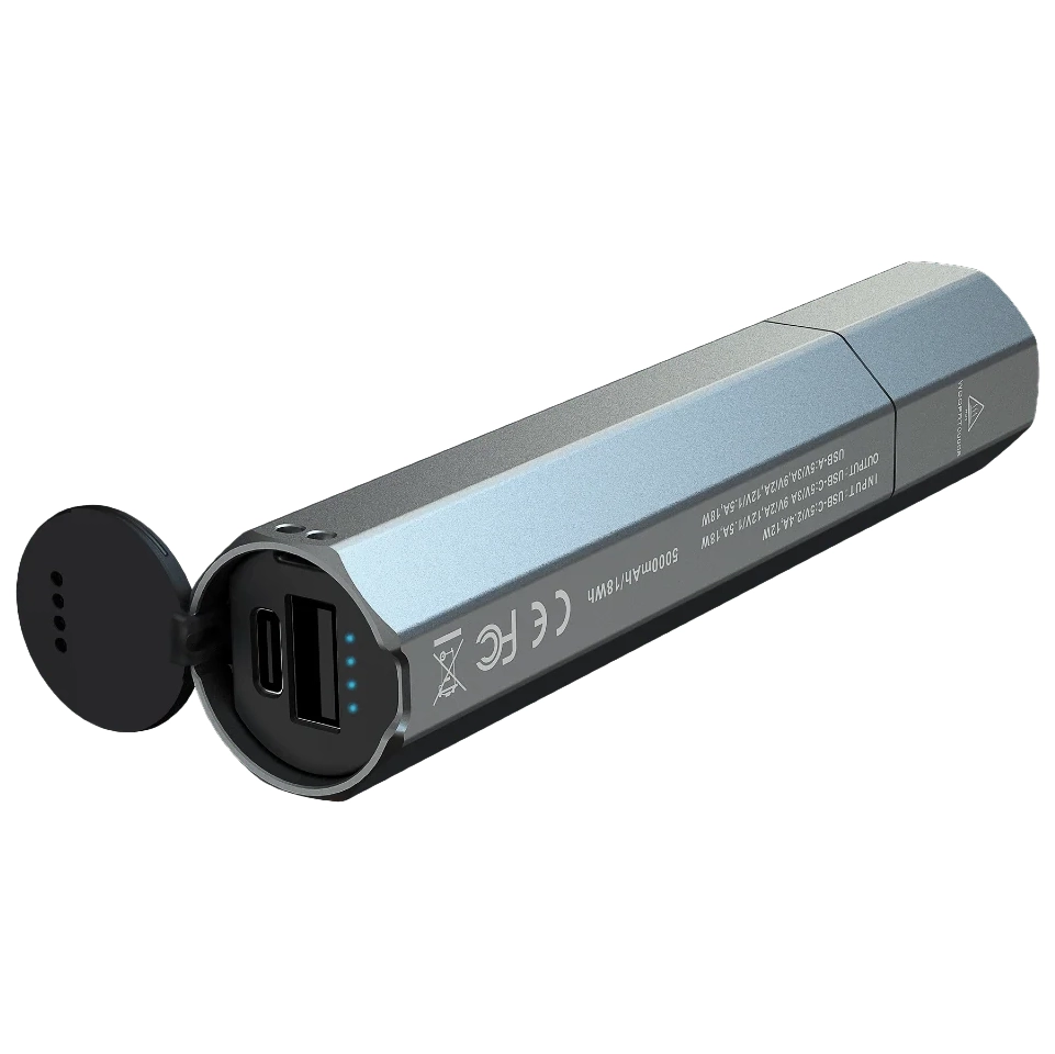 Fenix E-CP 1600 Lumen Rechargeable Power Bank EDC Flashlight Black
