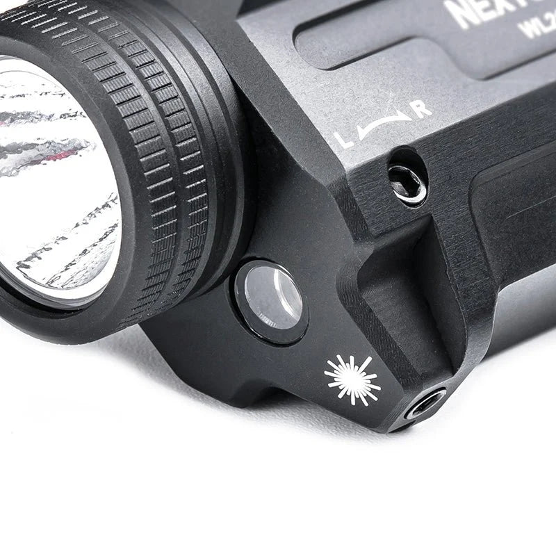 Nextorch WL21 650 Lumens Weapon Light Laser Combo Tactical Pistol Flashlight