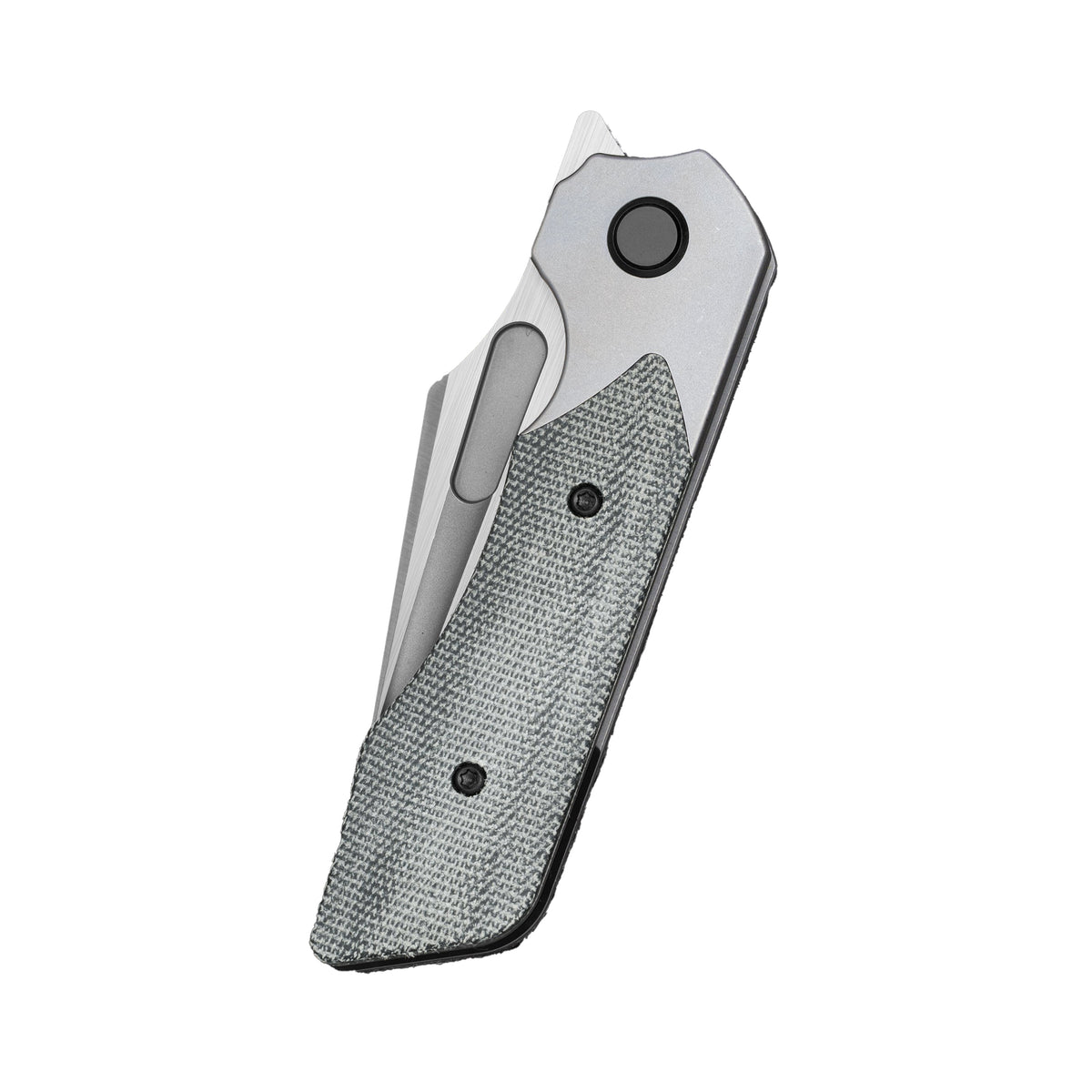 Bestech Dactyl BT2608A Magnacut Blade Titanium with Micarta Handle Bolster Frame Lock Folding Knife