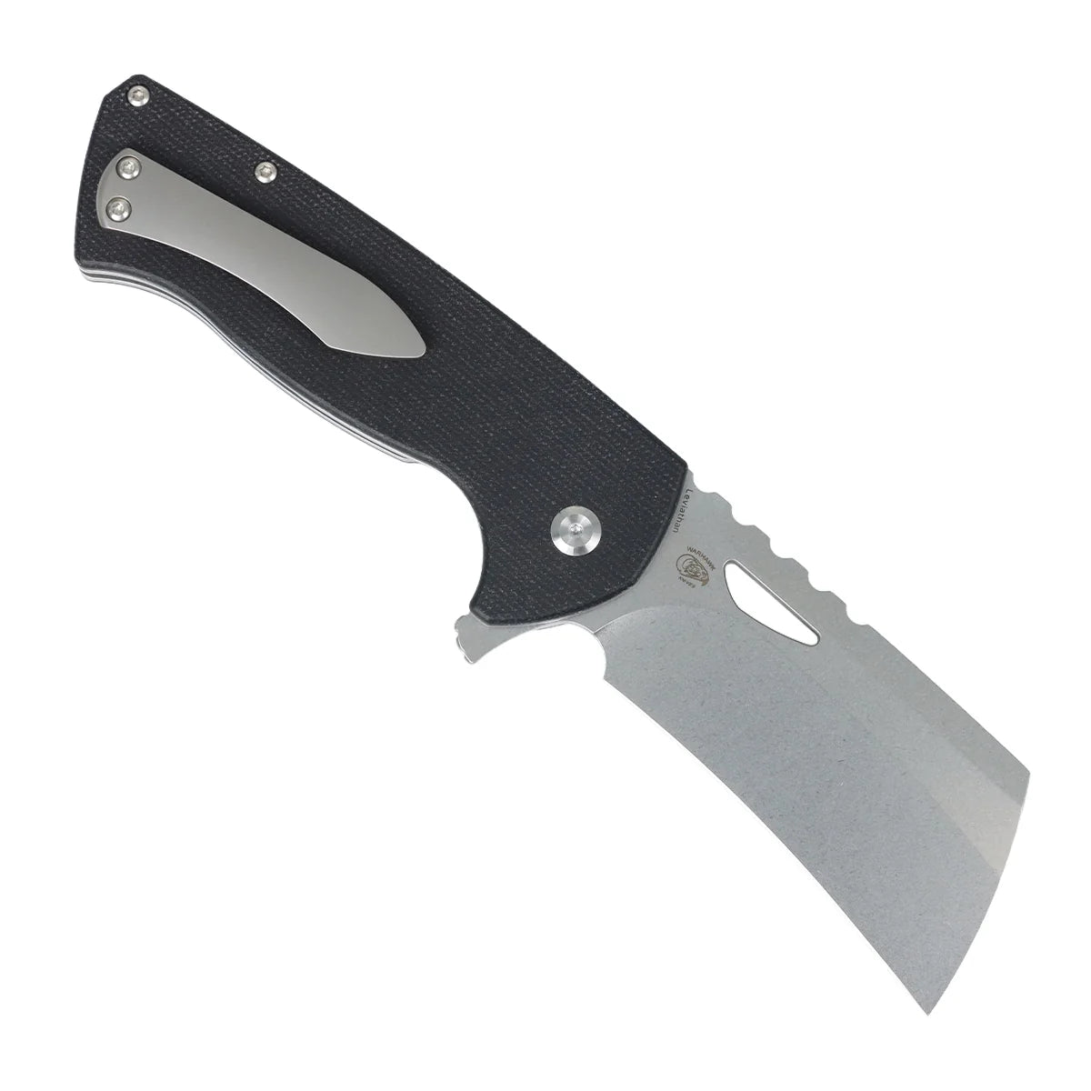 Tenable Leviathan B1083A3 D2 Blade Micarta Handle Liner Lock Folding Knife