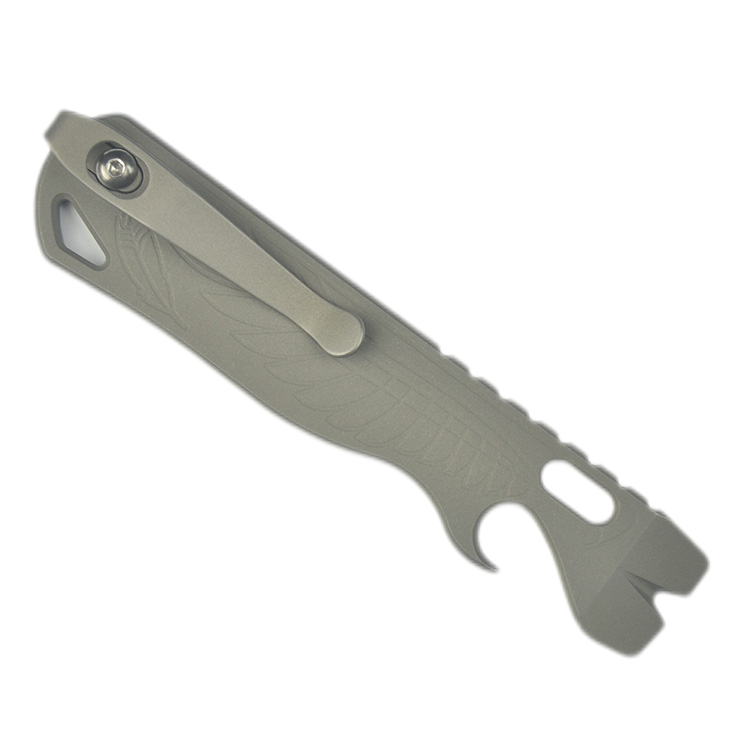 lynchNW V1.5 Double Wing Prybar 6AL-4V Titanium Sand Blast