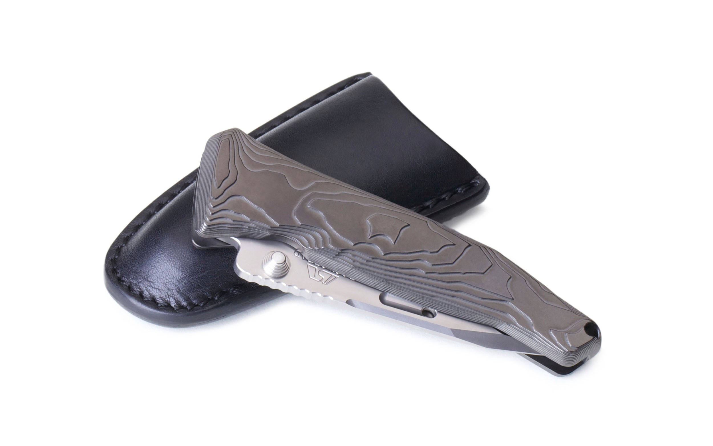 Rockstead SAI-ZDP (BK) Premium ZDP189 BLade Titanium Handle Mirror Finish Folding Knife