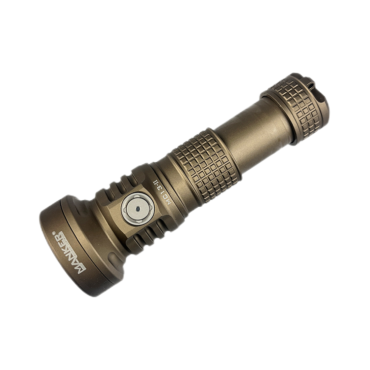 Mankerlight MC13 II SFT40 Edc Flashlight Dual Use 18650 and 18350 Battery PVD Sand