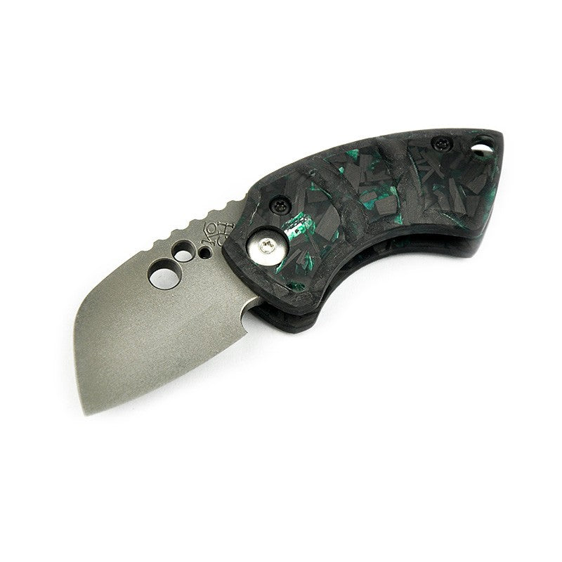 Koch Tools Gnat CPM154 Blade Luminous carbon fiber Friction Folder Custom