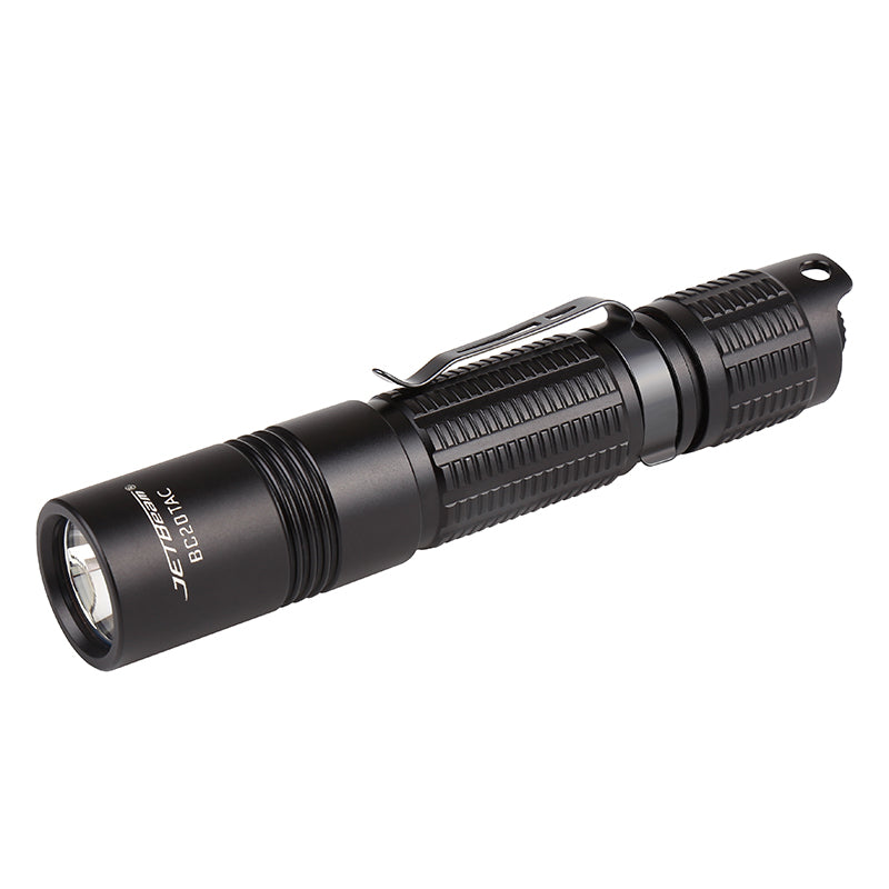Jetbeam BC20TAC Rechargeable Tactical Flashlight 1100 Lumens CREE LED USB Type-C IPX8 Waterproof