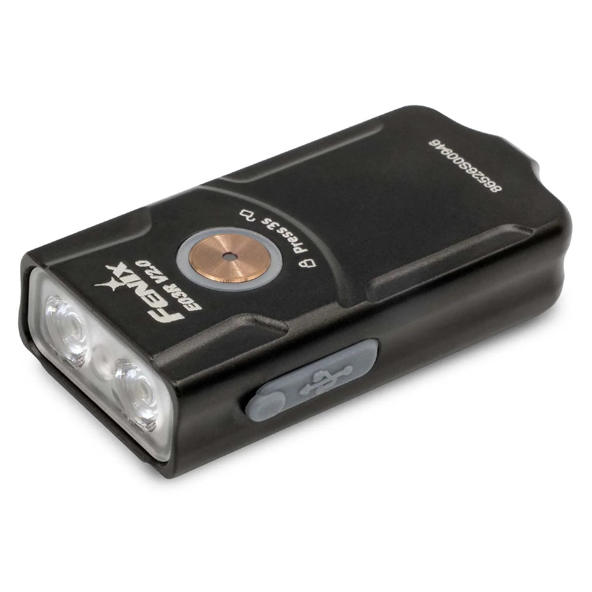 Fenix E03R V2 Keychain Flashlight 500 Lumens Red Light EDC Torch