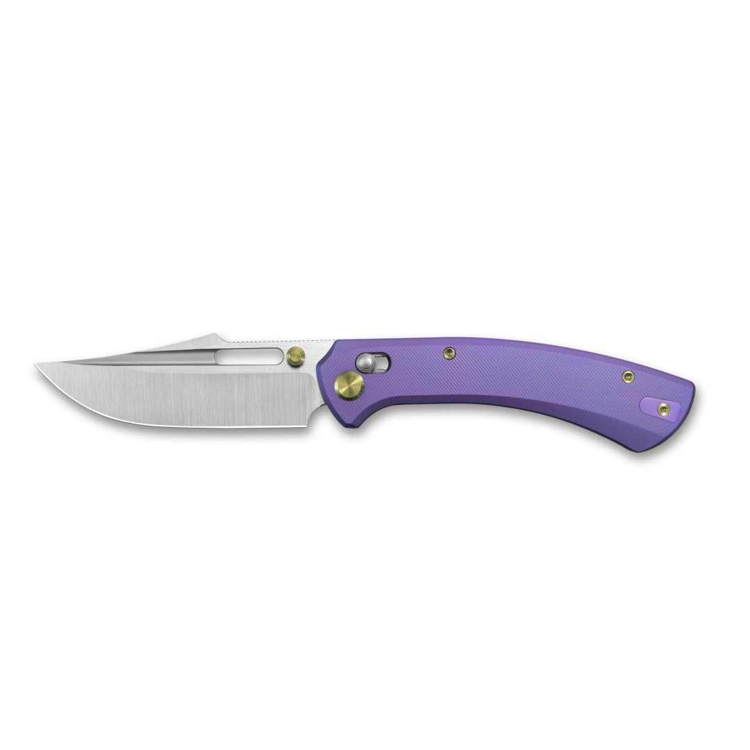 GEO Knife Strix GEO2510D M390 Blade Titanium Handle Crossbar Lock Folding Knife