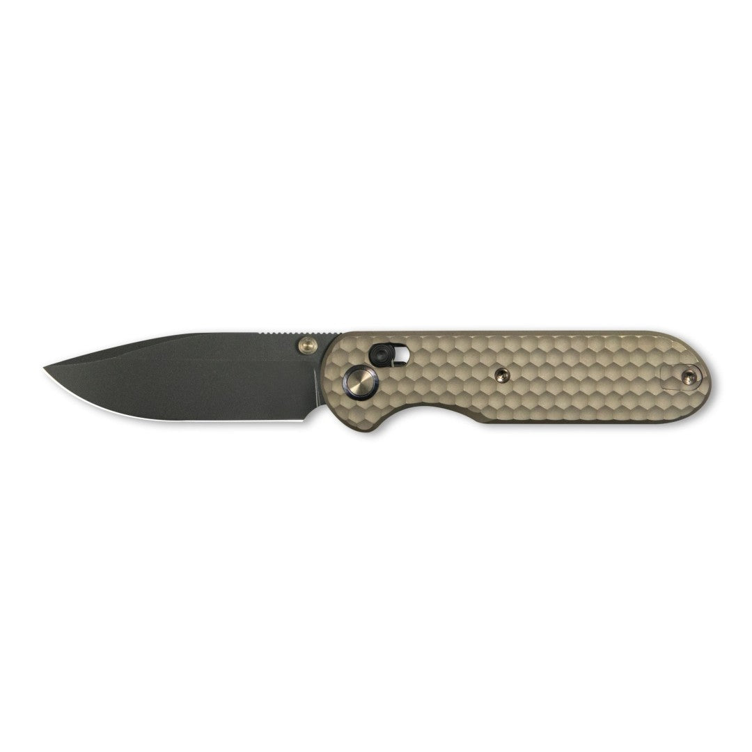 GEO Knife Ethereal Cutter GEO2402B M390 Blade Titanium Handle Crossbar Lock Folding Knife