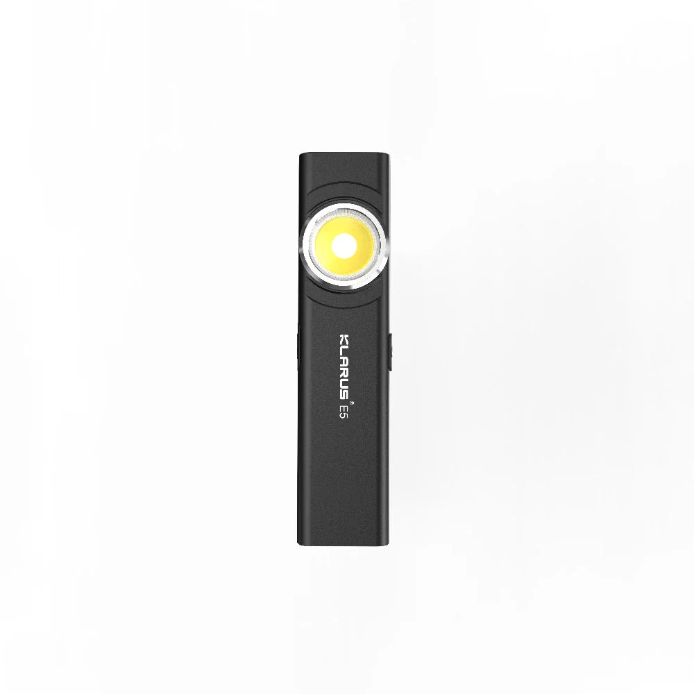 Klarus E5 600 Lumens Compact Dual Light EDC Magnetic Flashlight