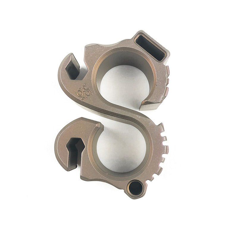 Koch Tools Solo 2.1 Bottle Opener Titanium Edc Gear Thickened version Anodized Bronze