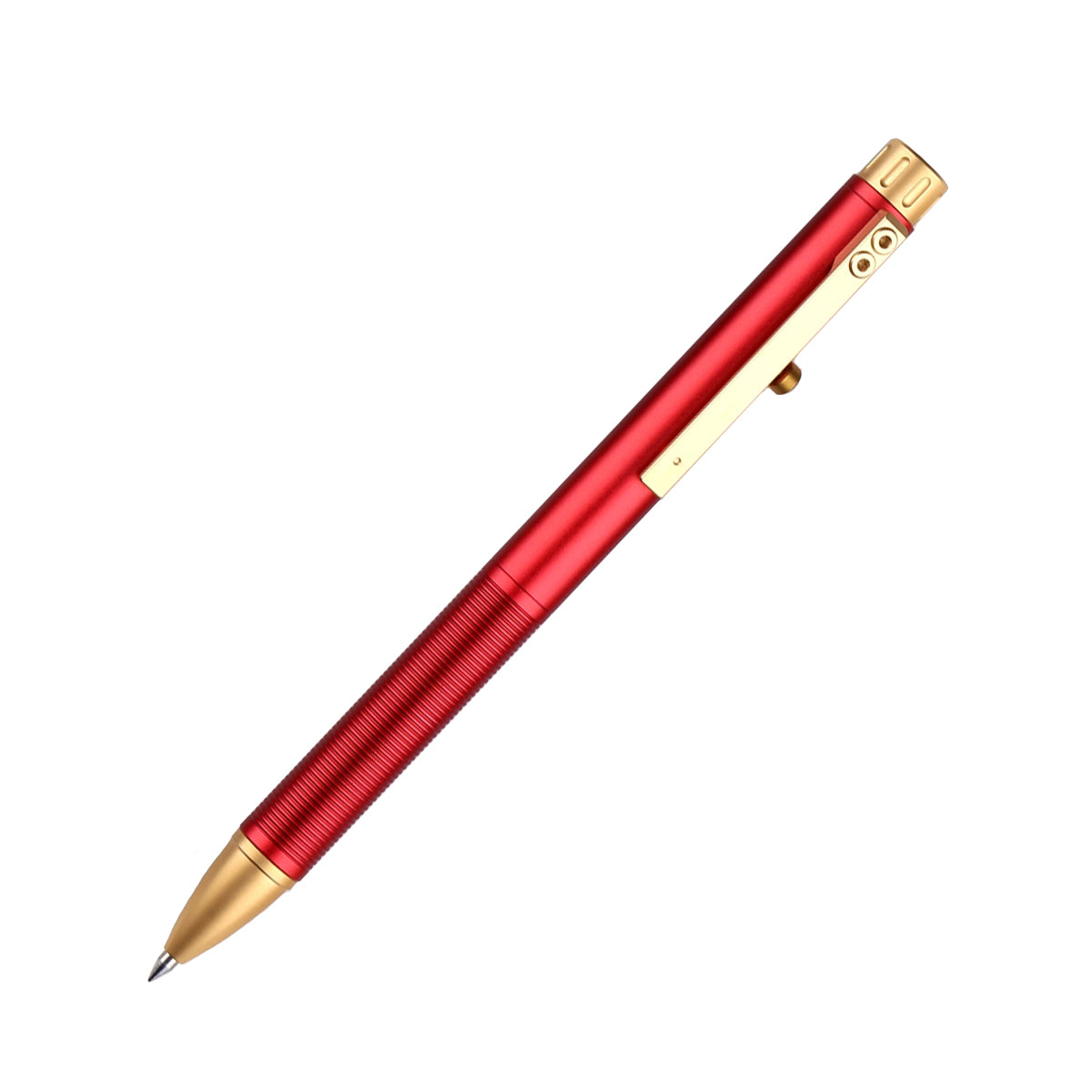 TIMAZE TAS-108-RG Titanium Bolt Pen PVD Red+Gold