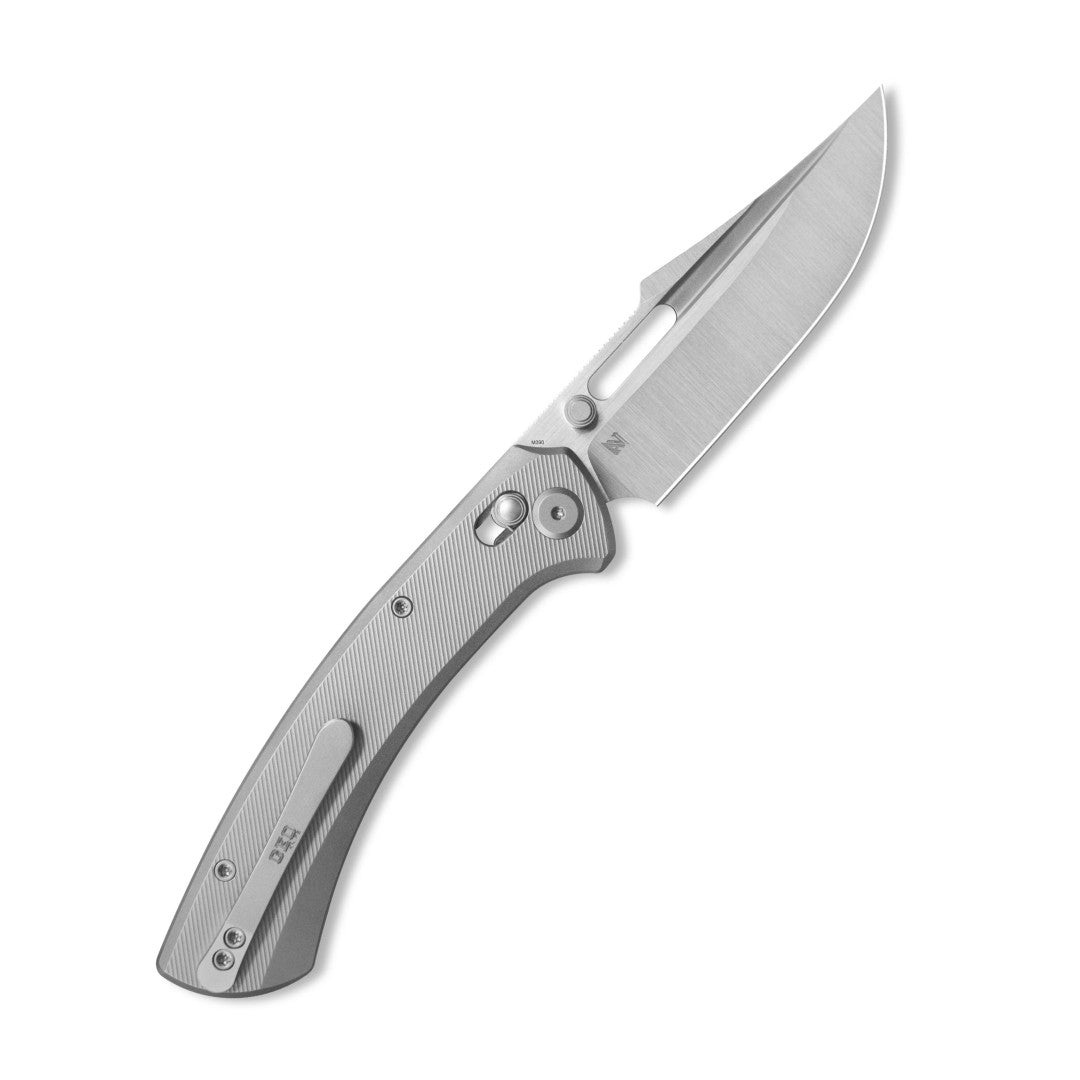 GEO Knife Strix GEO2510A M390 Blade Titanium Handle Crossbar Lock Folding Knife