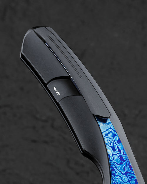 Bestech Sambac BT2402F Damascus Blade Titanium+Timascus Handle Frame Lock Folding Knife