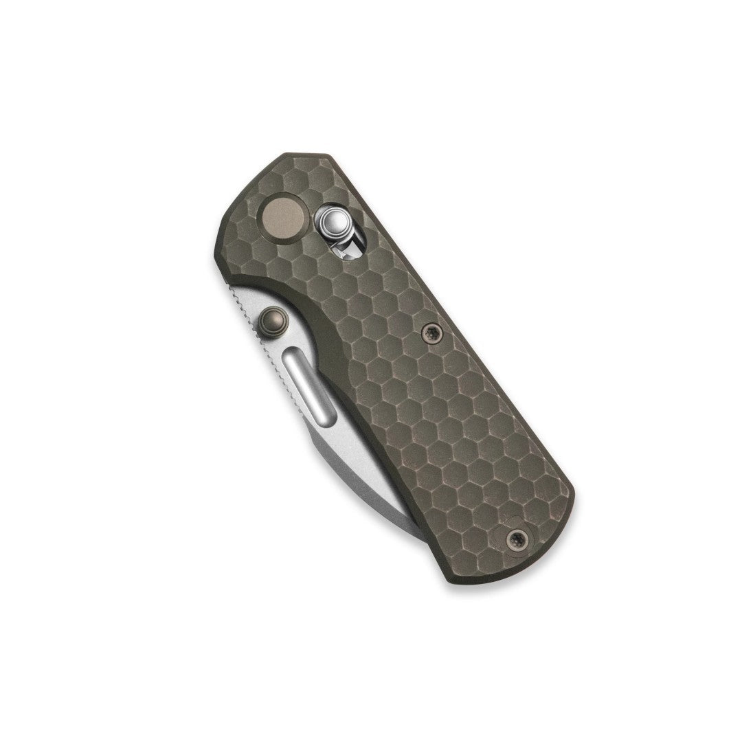 GEO Knife Belluf GEO2508I M390 Blade Titanium Handle Crossbar Lock Folding Knife
