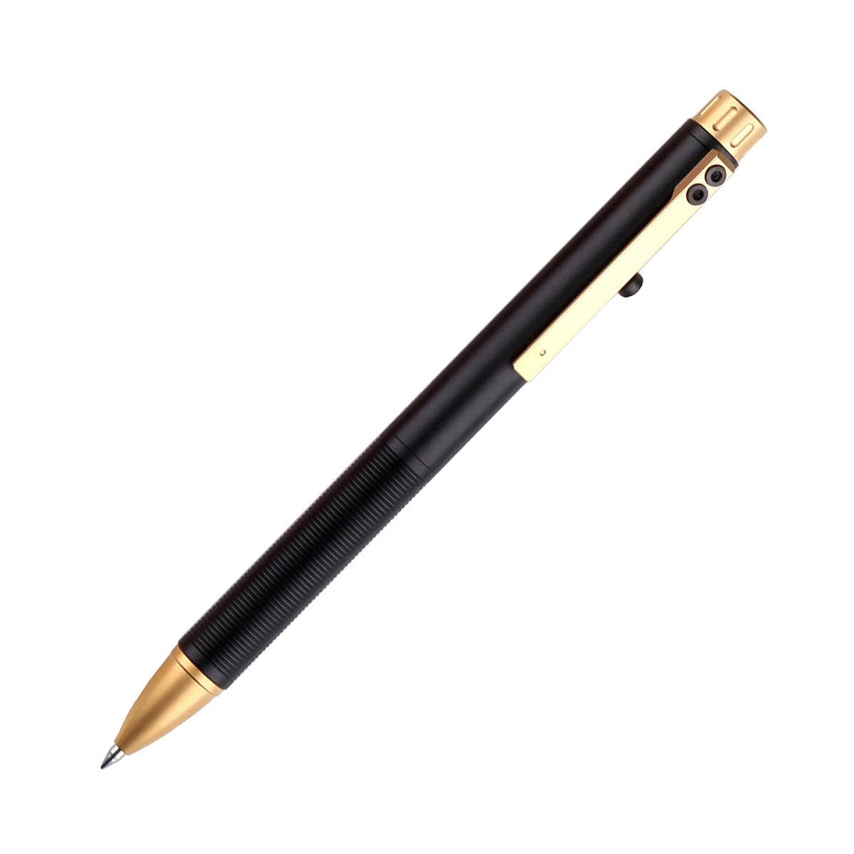 TIMAZE TAS-108-BG Titanium Bolt Pen PVD Black+Gold