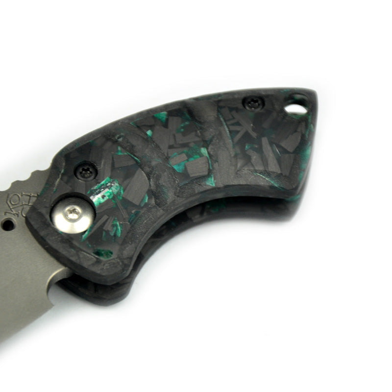 Koch Tools Gnat CPM154 Blade Luminous carbon fiber Friction Folder Custom