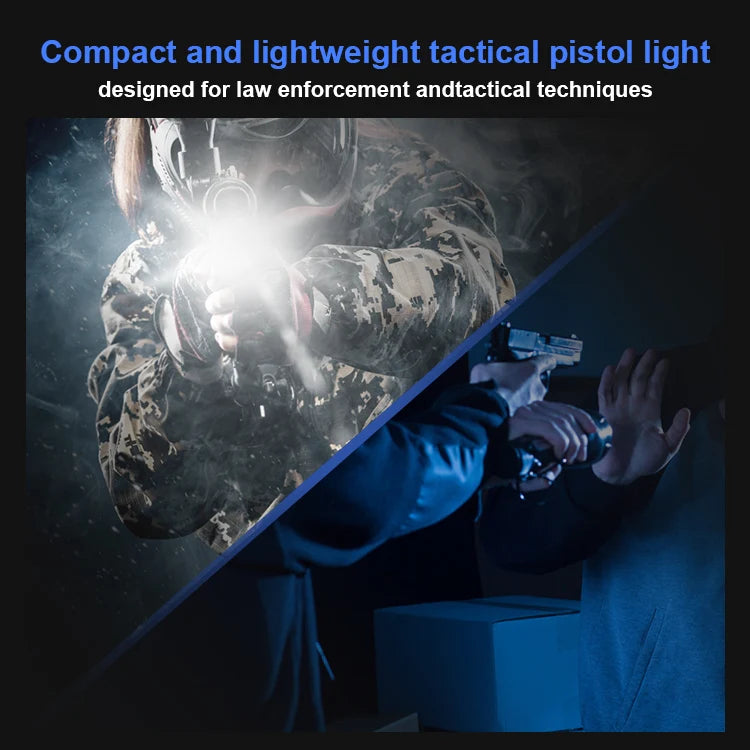 Jetbeam T10L Green Laser Tactical Flashlight 500 Lumens Long Range Torch Pistol Light