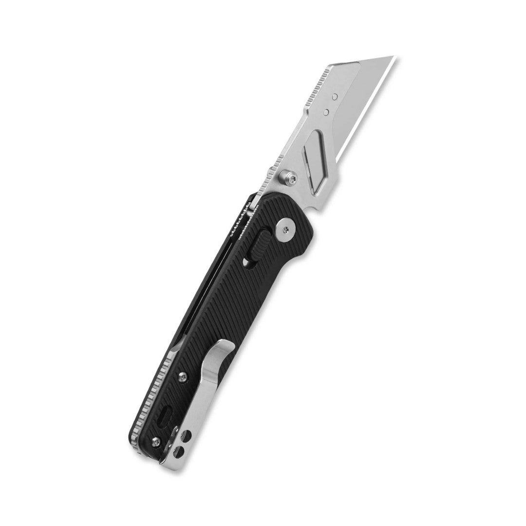 QSP Penguin Workmate QS130UT-A Stainless Steel Blade Black FRN Handle Glyde Lock Utility Knife