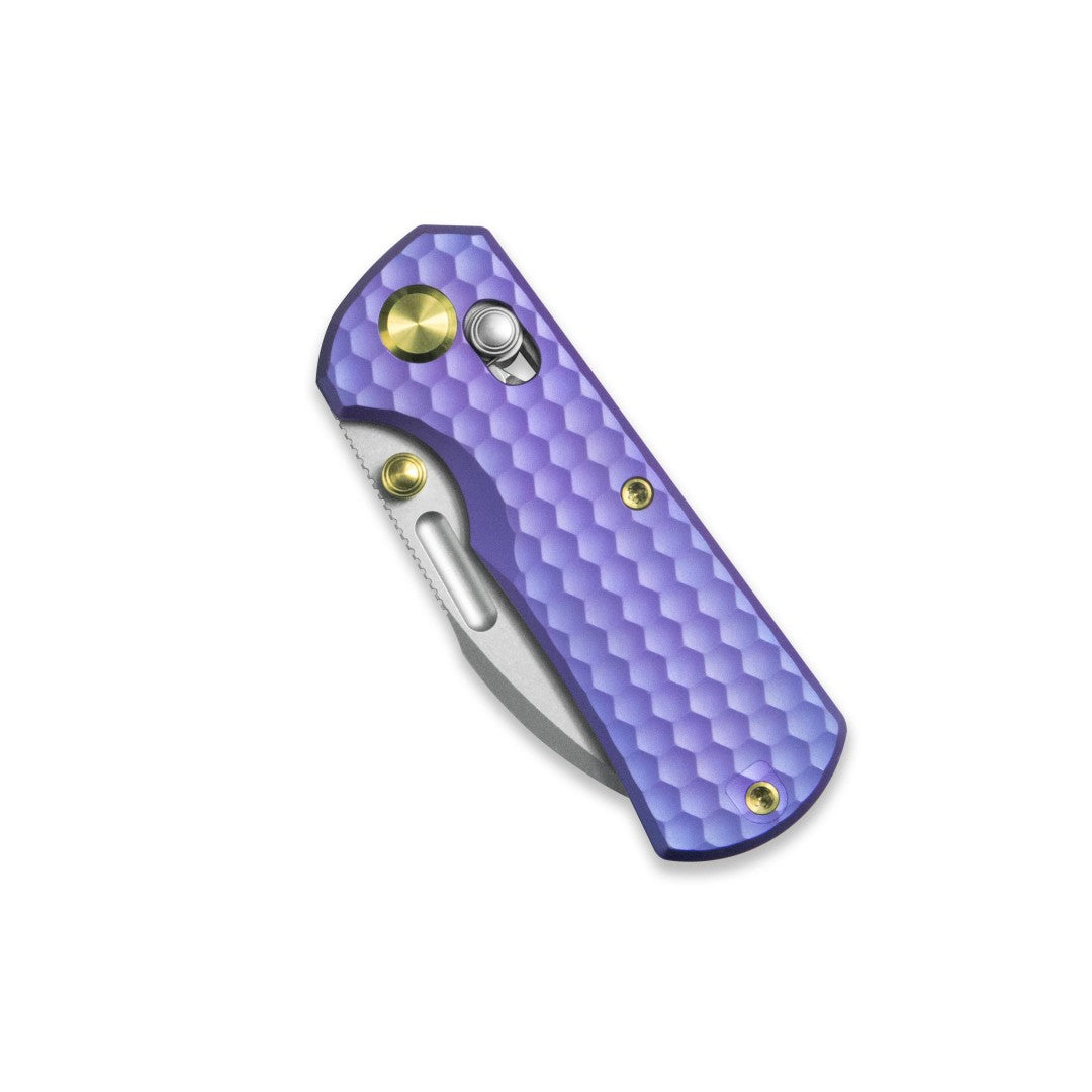 GEO Knife Belluf GEO2508J M390 Blade Titanium Handle Crossbar Lock Folding Knife