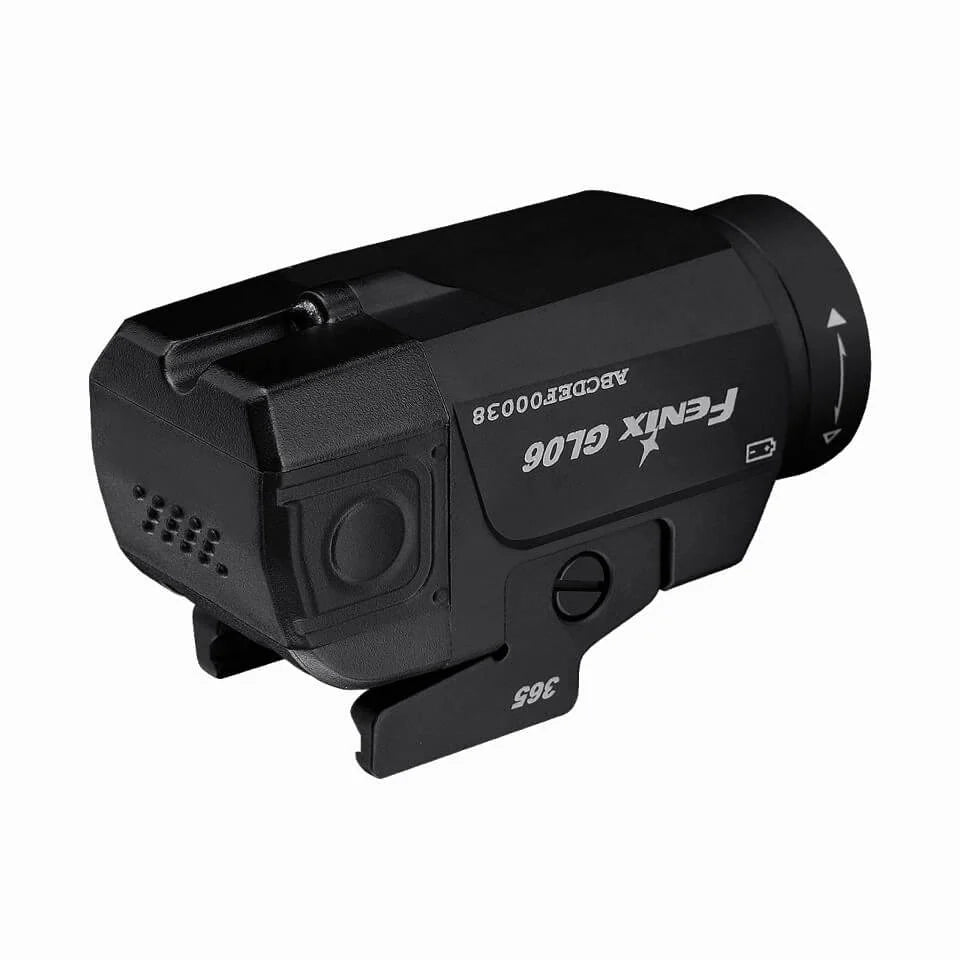 Fenix GL06-365 Compact Rechargeable Tactical Weapon Light 600 Lumens Pistol Flashlight
