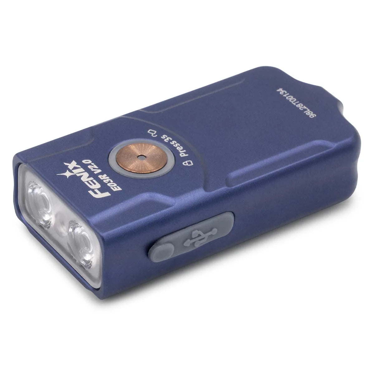 Fenix E03R V2 Keychain Flashlight 500 Lumens Red Light EDC Torch