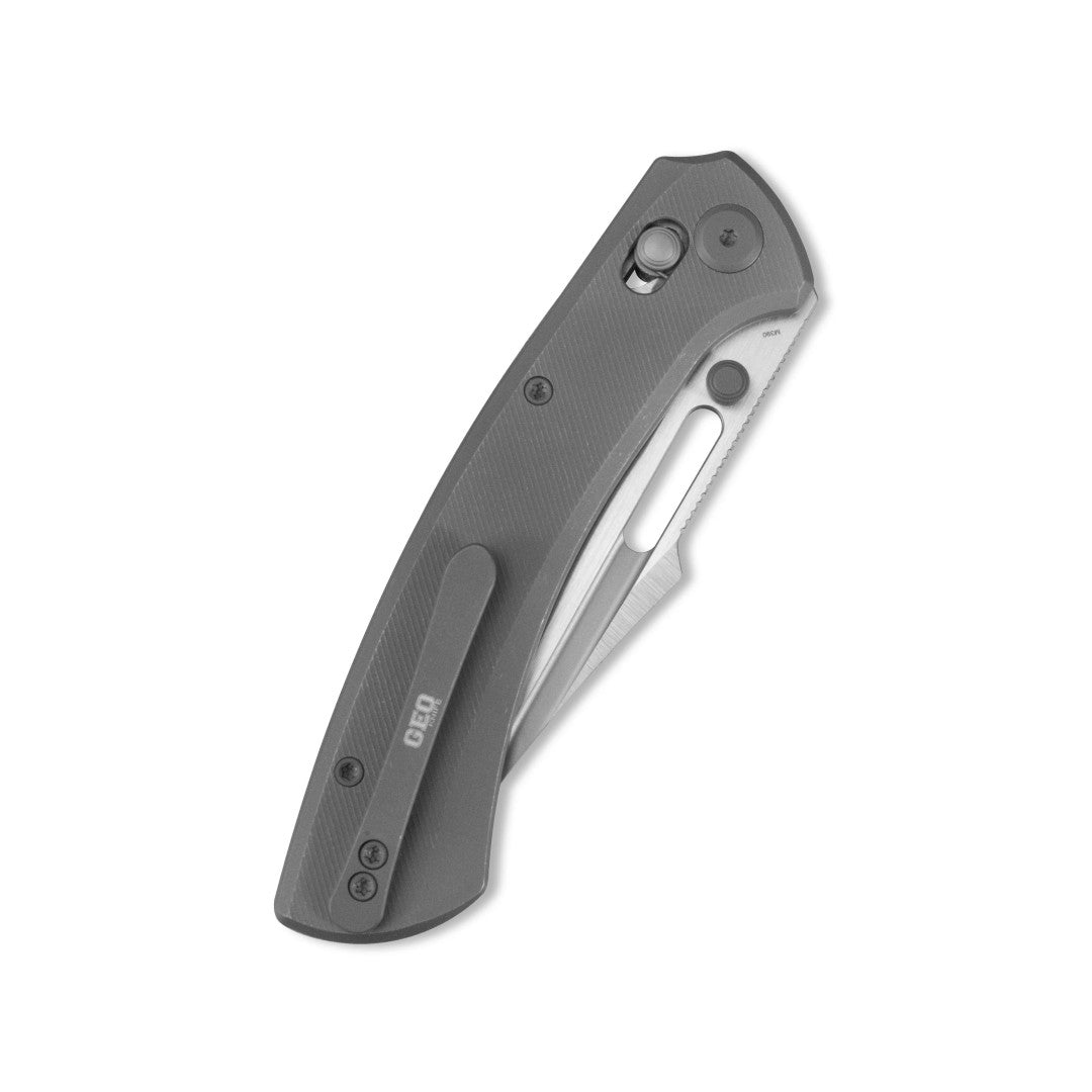 GEO Knife Strix GEO2510B M390 Blade Titanium Handle Crossbar Lock Folding Knife