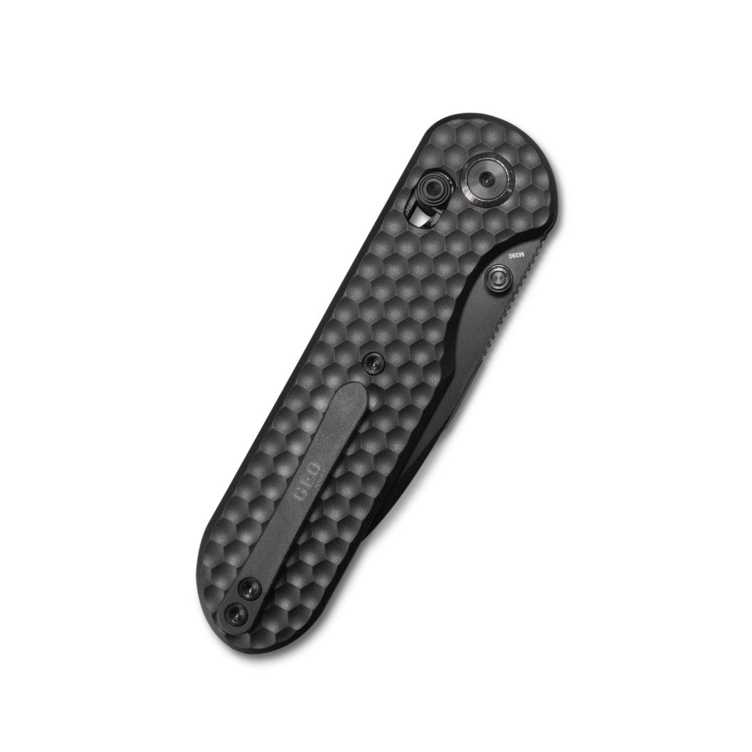 GEO Knife Ethereal Cutter GEO2402D M390 Blade Titanium Handle Crossbar Lock Folding Knife