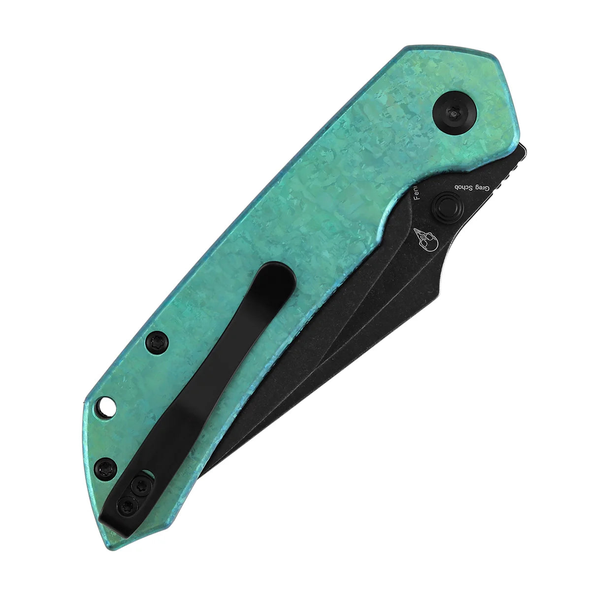 Tenable Fenrir B1034H20 Nitro-V Blade Titanium Handle Top Liner Lock Folding Knife